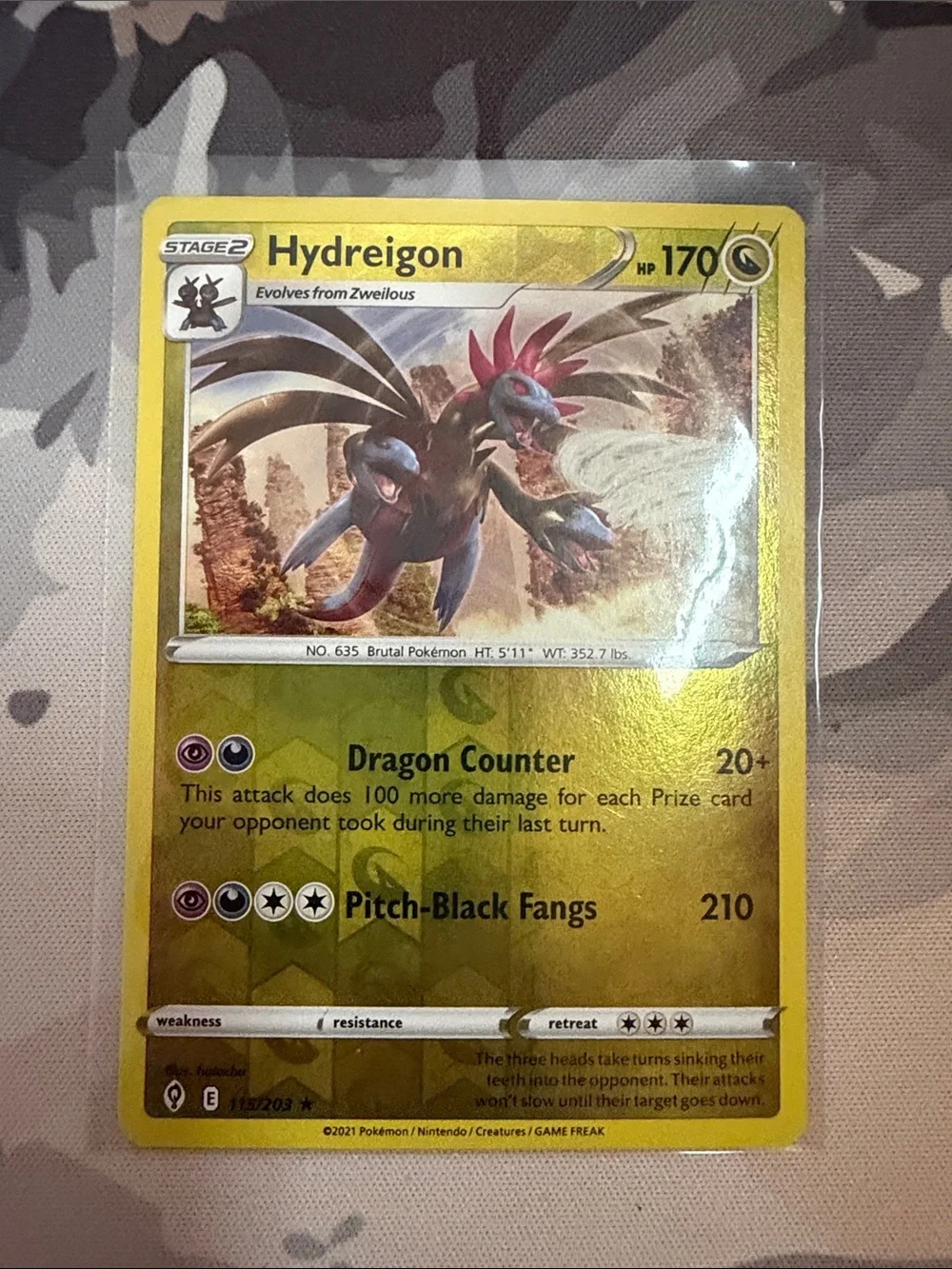 Zweilous & Hydreigon Pokémon Evolution Reverse Holo Card Lot 🐉 | 3 Cards ✨5/$25